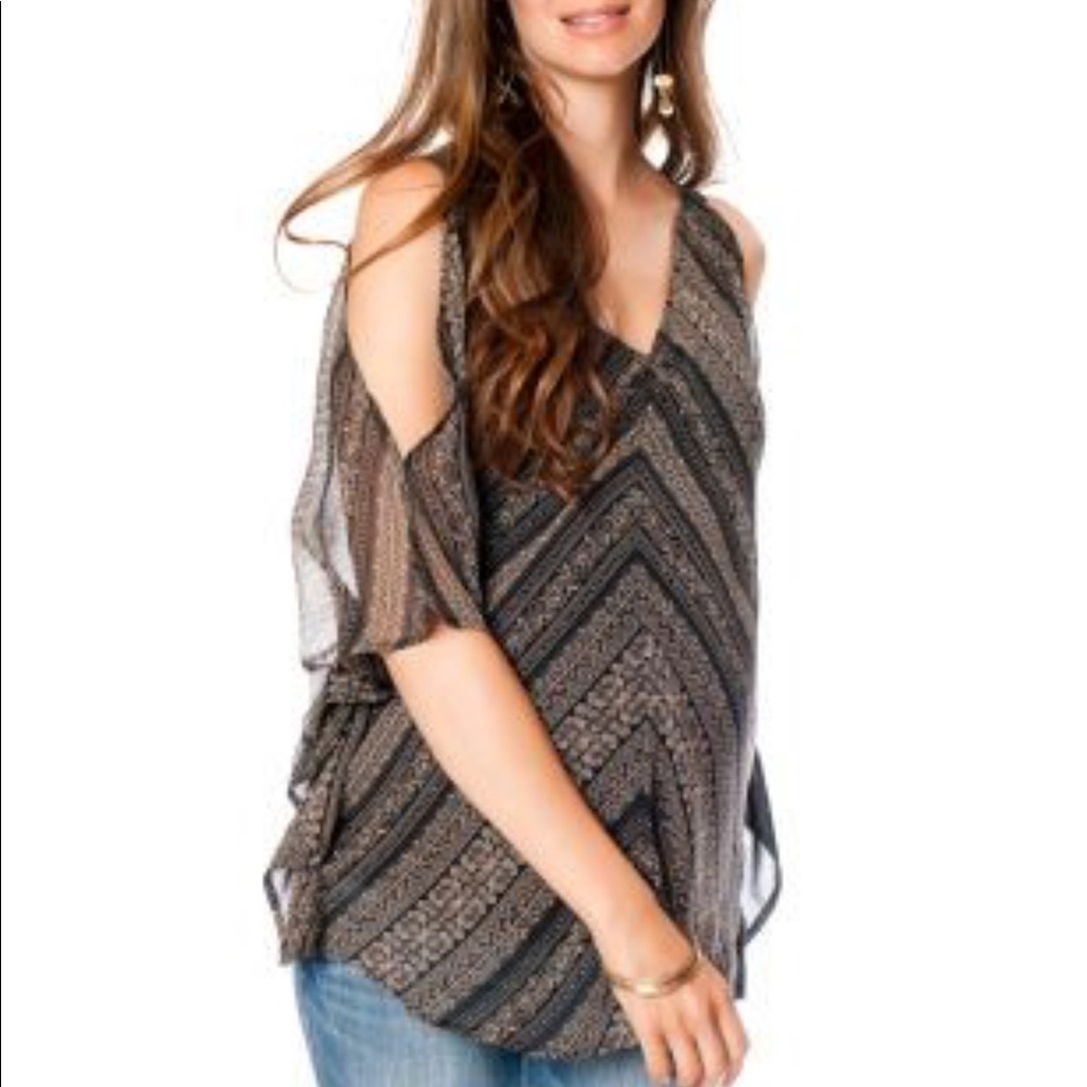 Wendy Bellissimo Cold Shoulder Blouse